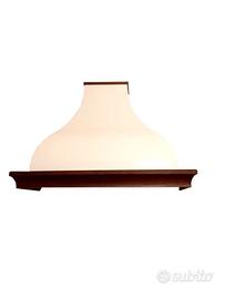 Cappa in legno e metallo