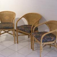 Sedie / bamboo / 03 / cuscino / elefanti & fiori