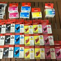 Stock 46 cartucce per stampanti Canon