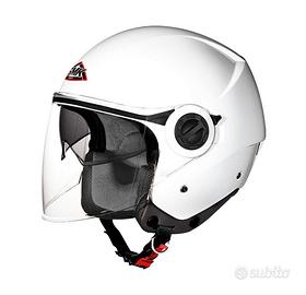 CASCO JET MOTO SCOOTER SMK COOPER DOPPIA VISIERA