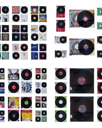 Dischi vinile 12" maxi 45 giri remix anni '90