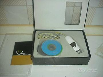 dermascopio microscopio usb per pc computer set