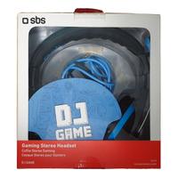 Cuffie dj game sbs con jeak azzurre