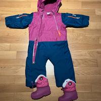 Tuta Neve Decathlon PULL'N'FIT + Stivali 20-21