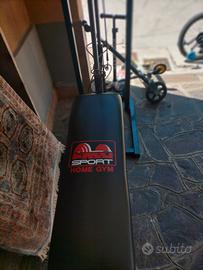 home gym fassi sport panca e lat machine cavo alto