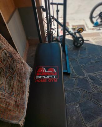 home gym fassi sport panca e lat machine cavo alto