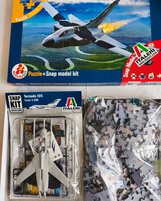 Kit facile "Snap Italeri" del caccia Tornado 