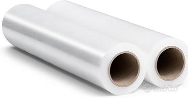 Pellicola imballaggio 2 pezzi 150m 7,5 × 7,5 × 40