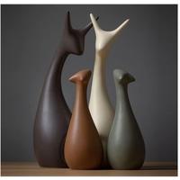 Lin's Wood Ornamento animale Porcellana