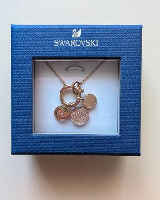 Collana dorata Swarovski