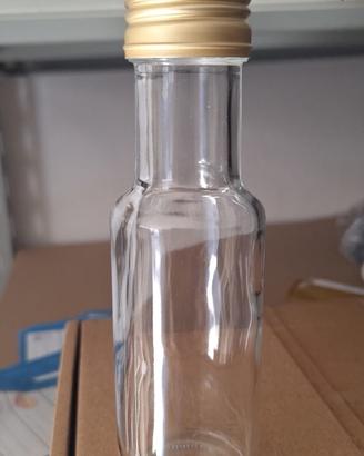 Bottiglie 100ml vetro con tappo pezzi 150
