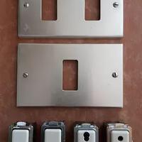 Interruttori, placche e prese marca Bticino