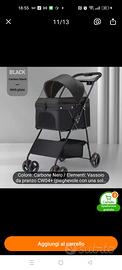 passeggino per cani 