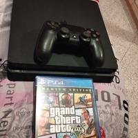 PS4 SLIM 500GB + GTA5
