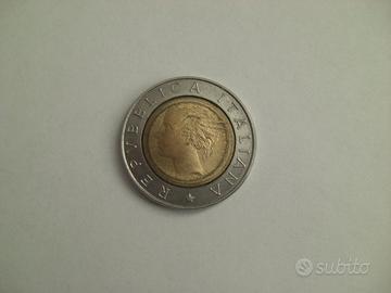 Moneta bimetallica  lire 500 del 1993