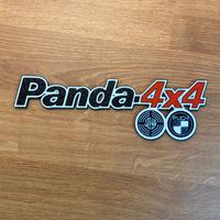 Scritta fregio panda 4x4 riproduzione