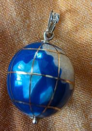 Ciondolo Oro Giallo 750 18kt Mappamondo