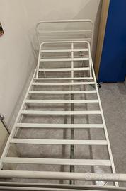 Letto disabili con manovella alzatesta