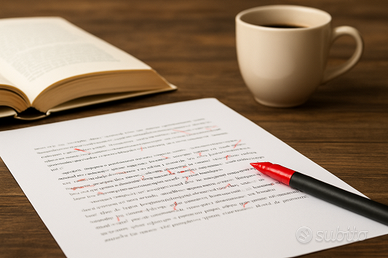 Revisione, sbobinatura, editing e correzione bozze