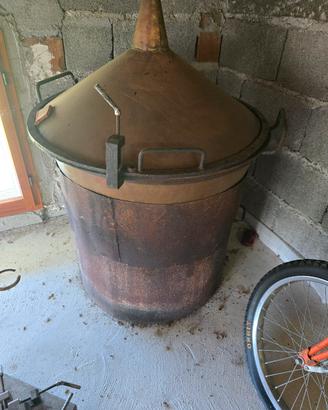 alambicco 50lt in rame