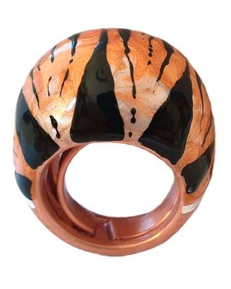 Anello in argento  smaltato