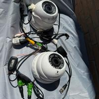 Videocamere due video sorveglianza filo cavo