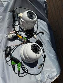 Videocamere due video sorveglianza filo cavo