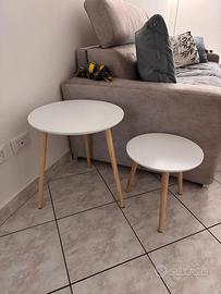Tavolino Rotondo, Tavolino Moderno Minimalista, Se