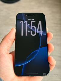 IPhone 16 Pro 128 GB - titanio nero + due cover