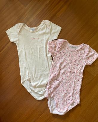 Body manica corta Petit Bateau