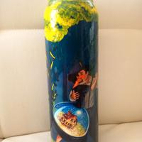 Contenitore/Barattolo in vetro di Ikea, decorato