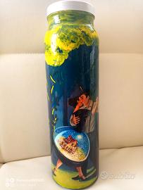 Contenitore/Barattolo in vetro di Ikea, decorato