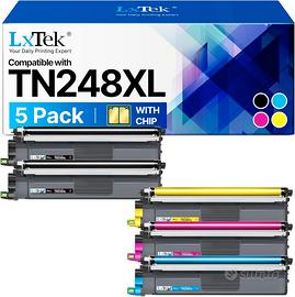 LxTek TN248XL TN248 Toner Compatibili per Brother
