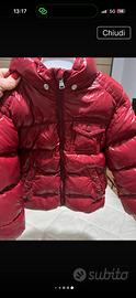 Giubbotto / Piumino Moncler bordeaux con cappuccio