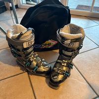 set completo sci, racchette e scarponi