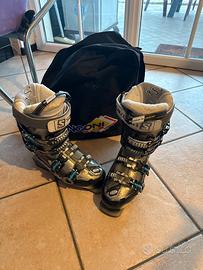 set completo sci, racchette e scarponi