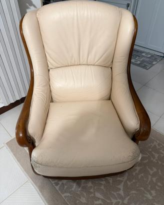 Divani e Poltrone Vintage In pelle vere