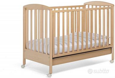 Lettino in legno foppapedretti + materasso