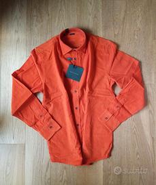 Camicia casual uomo arancione Marca Doppelganger