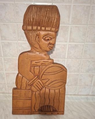 SCULTURA IN LEGNO INTAGLIATO A MANO