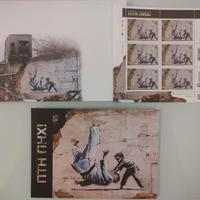 Banksy SET Celebrativo Francobolli "PTN PNKh"