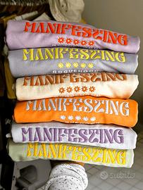 Felpa Manifesting RogueHood handmade (unisex)