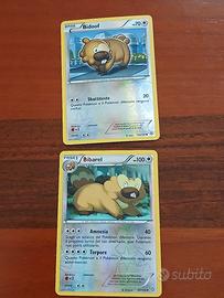 Carte Pokemon Bidoof e Bibarel