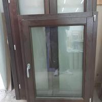 Portafinestra in legno Mogano