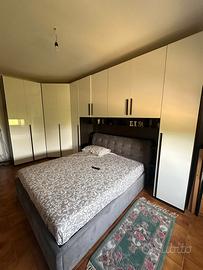 Camera da letto con angolo cabina armadio
