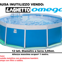 Piscina LAGHETTO "Omega" TONDA Ø4mt  (12 lati)