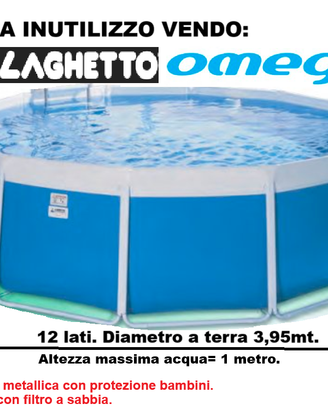 Piscina LAGHETTO "Omega" TONDA Ø4mt  (12 lati)