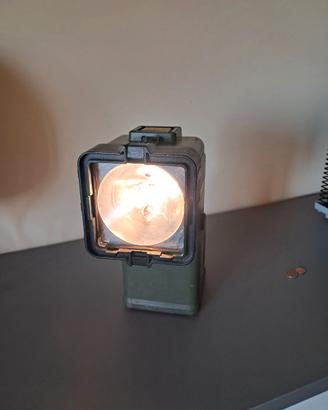 Torcia faro ricaricabile emergenza, made in Italy.