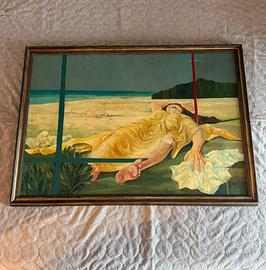 Dipinto ad Olio su Tela Firmato "Parisi 74
