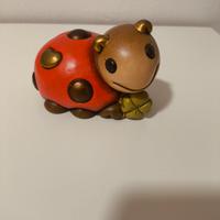 Animali Thun originale coccinella in ceramica 